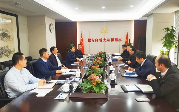 王思軍會見安徽建工集團副總經(jīng)理陳仁虎一行